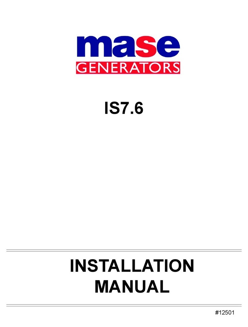 Mase Generators IS 7.6 installation manual