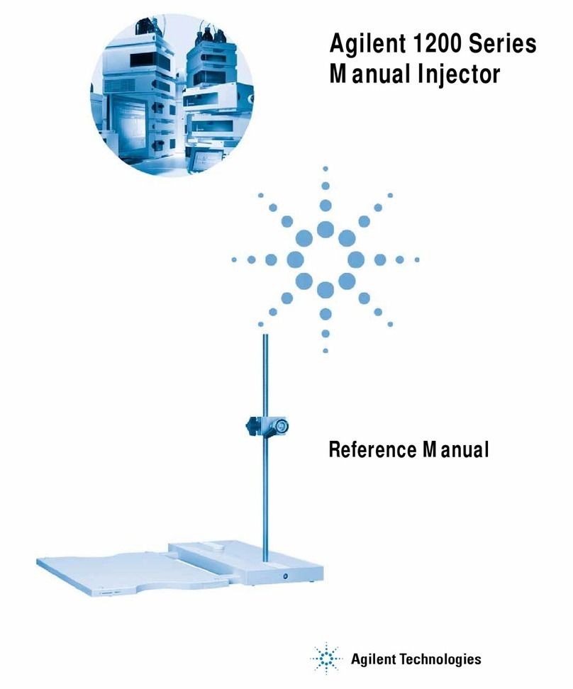 Agilent Technologies 1200 series Reference manual