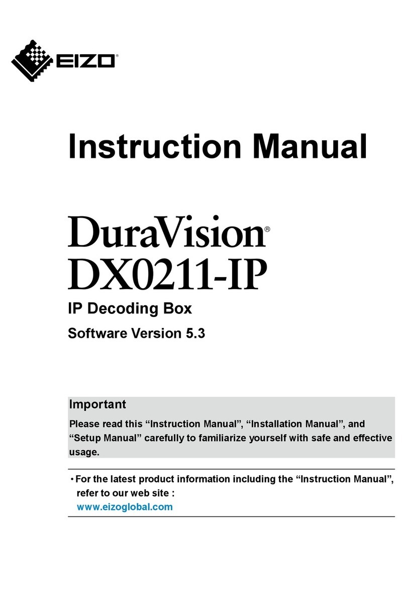 Eizo DuraVision DX0211-IP User manual