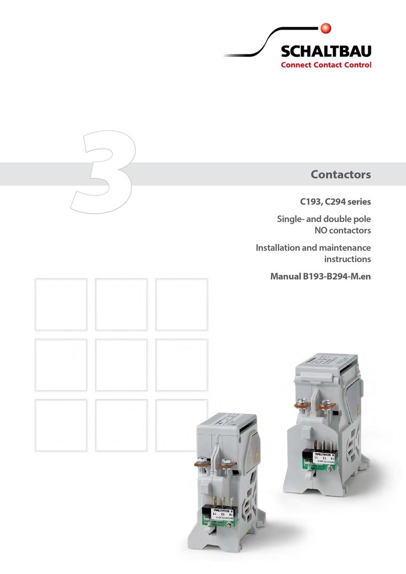 Schaltbau C193 Series Installation and maintenance instructions