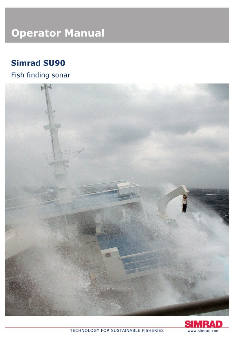 Simrad SU90 User manual