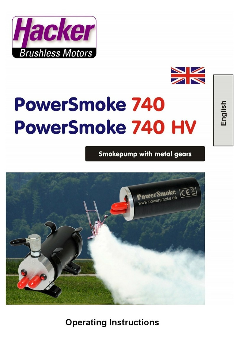Hacker PowerSmoke 740 operating instructions Hacker PowerSmoke 740 operating instructions