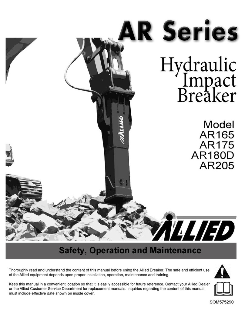 Allied AR Series Safety, operation and maintenance