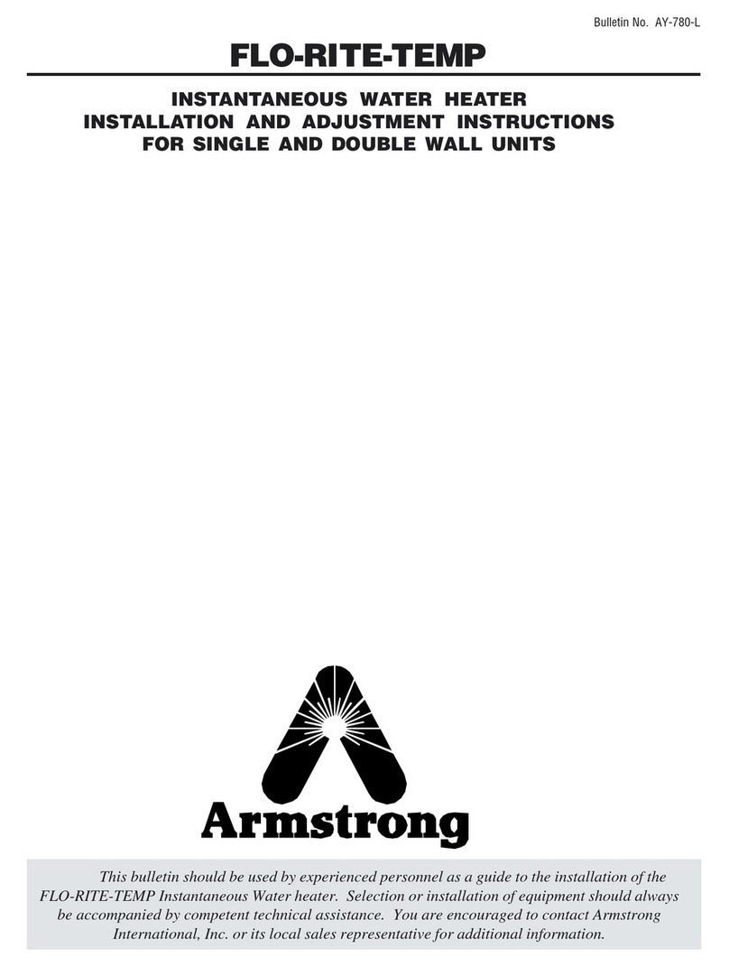 Armstrong FLO-RITE-TEMP 415 Installation and adjustment instructions Armstrong FLO-RITE-TEMP 415 Installation and adjustment instructions