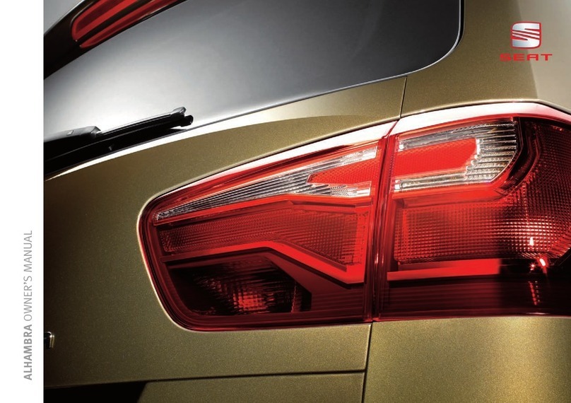 Seat Alhambra owner's manual