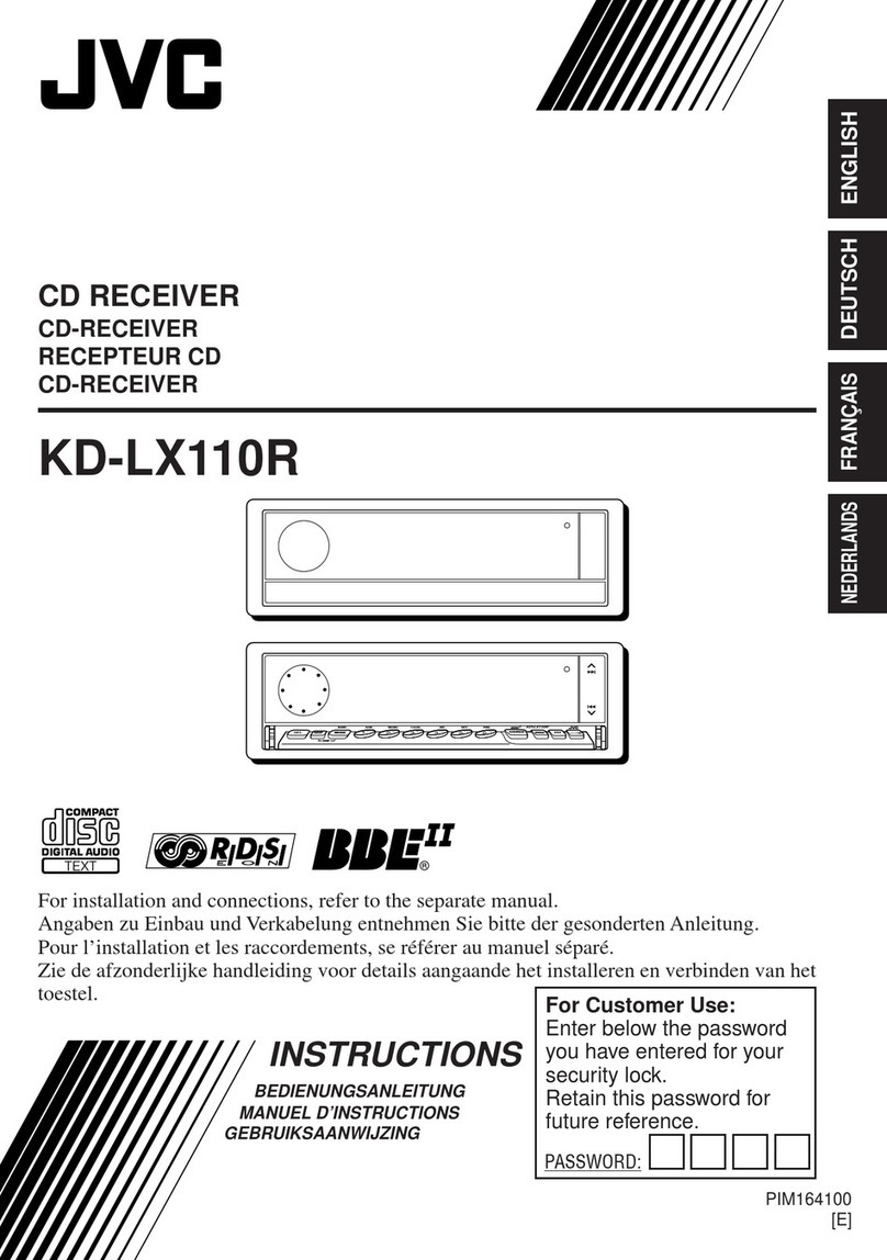 JVC KD-LX110R User manual