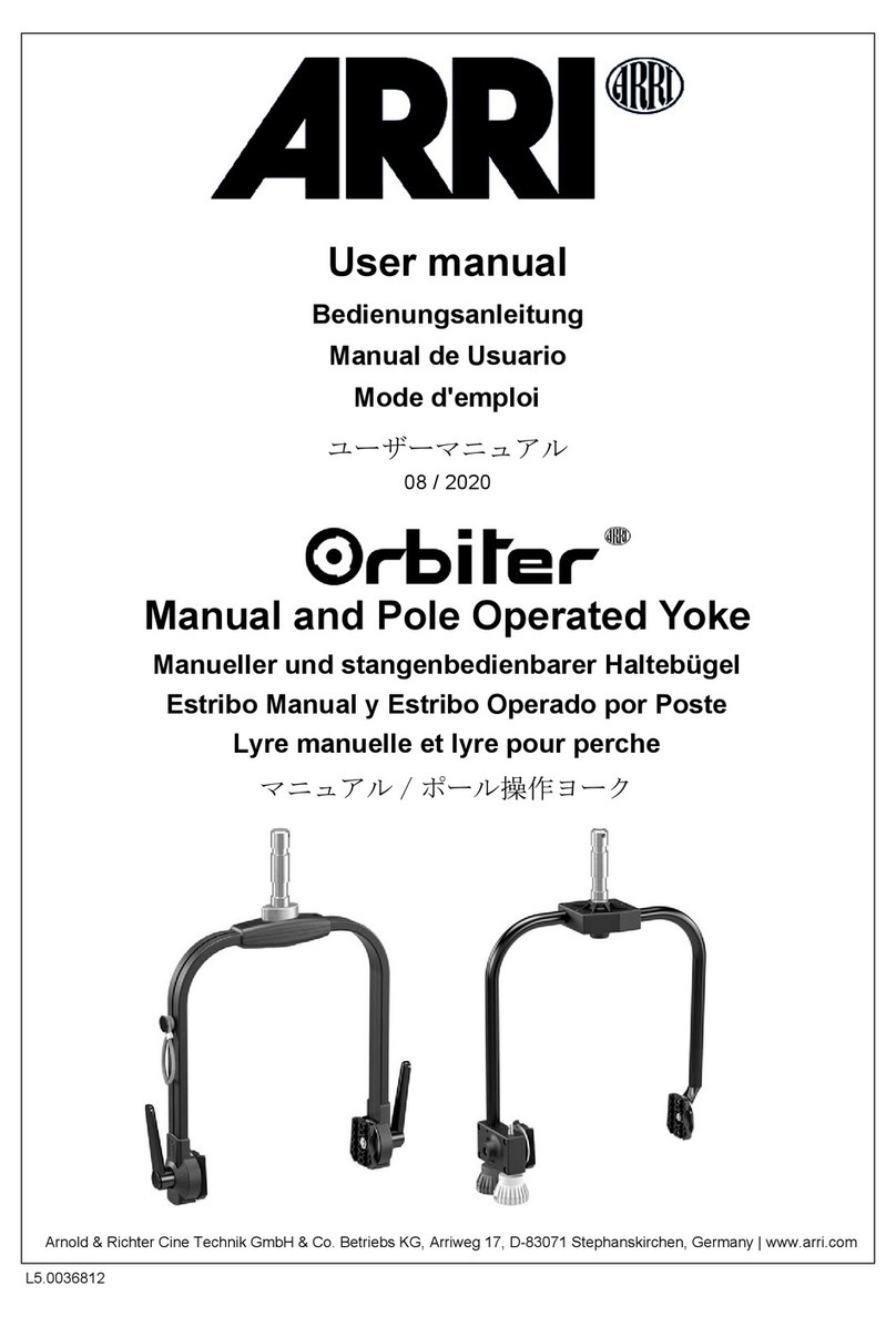 ARRI Orbiter MAN User manual