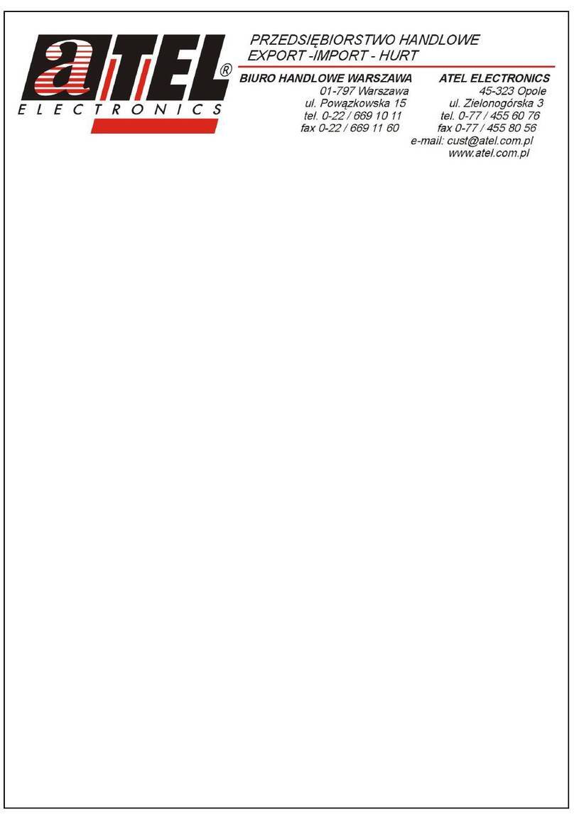 Atel 5324 User manual