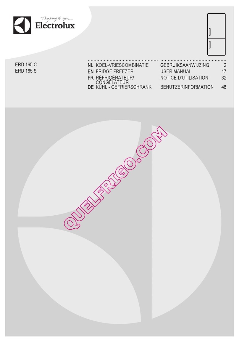 Electrolux ERD 165 C user manual