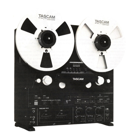 Teac Tascam 3030 User manual