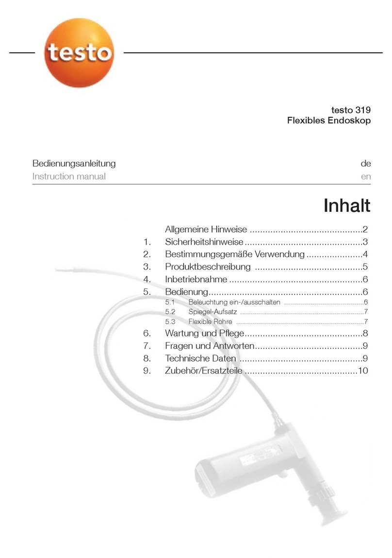 TESTO 319 instruction manual