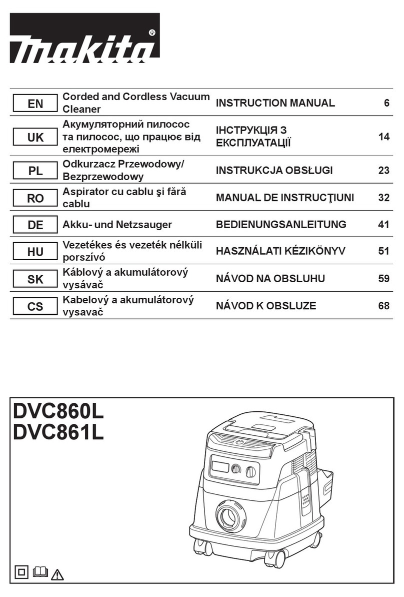 Makita DVC860L User manual