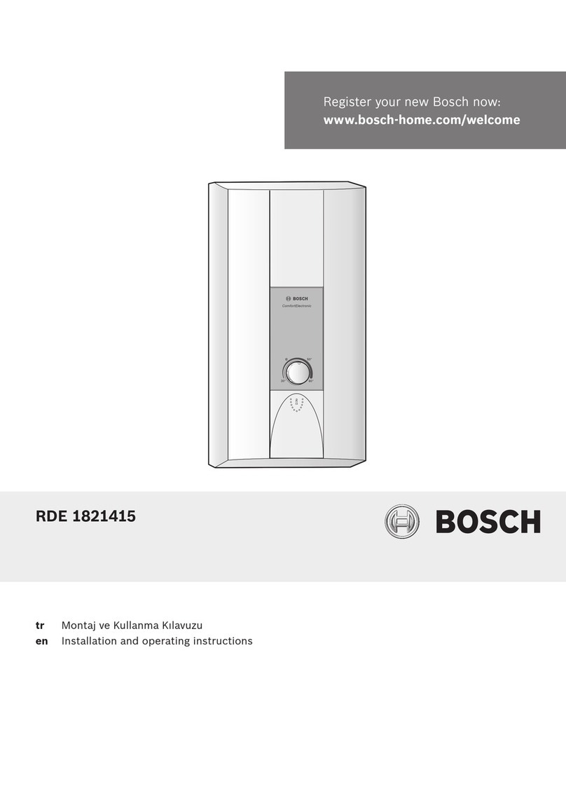 Bosch RDE 1821415 User manual