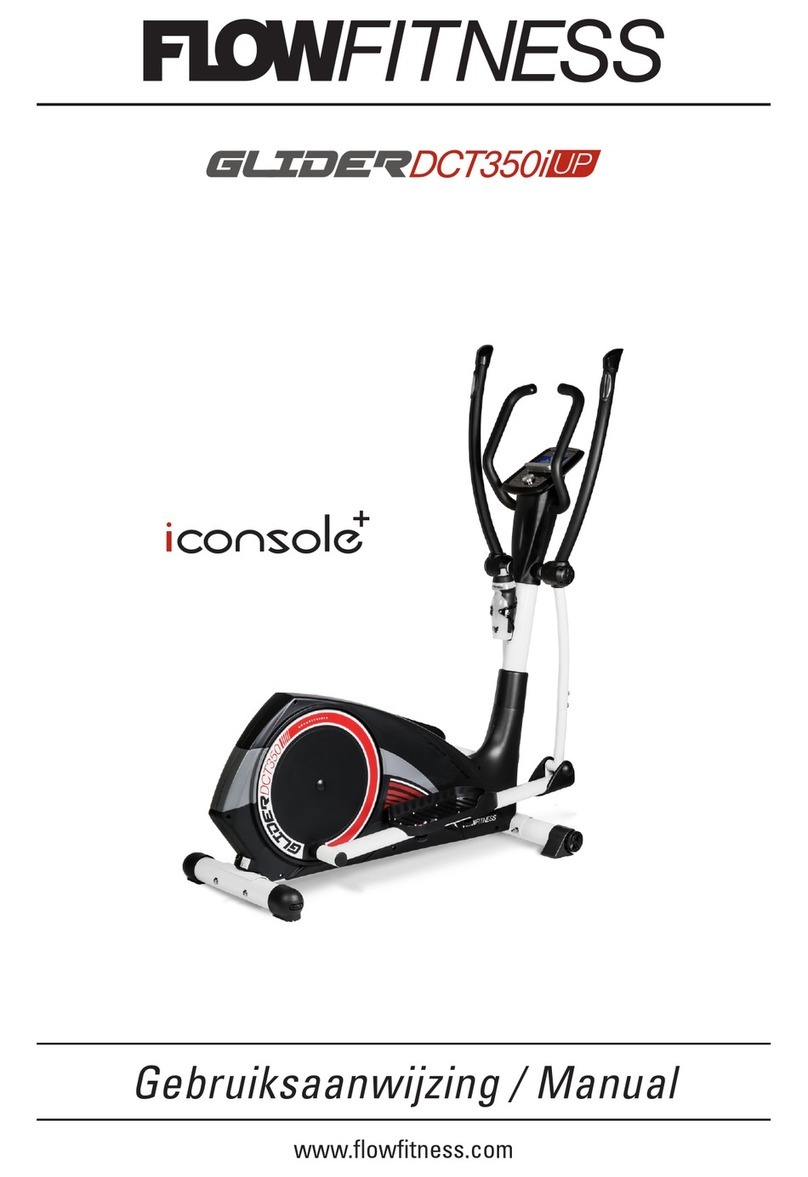 Flow Fitness Glider DCT350i UP manual Flow Fitness Glider DCT350i UP manual
