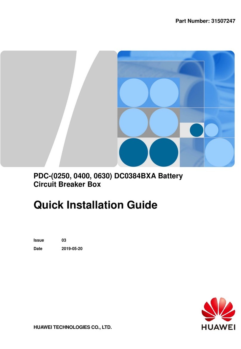 Huawei PDC-0250 Quick installation guide