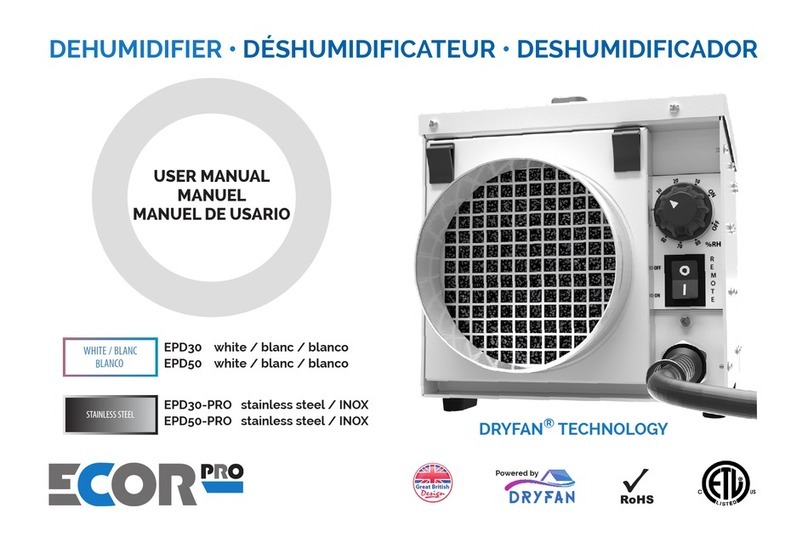 Ecor-Pro DRYFAN EPD30 user manual