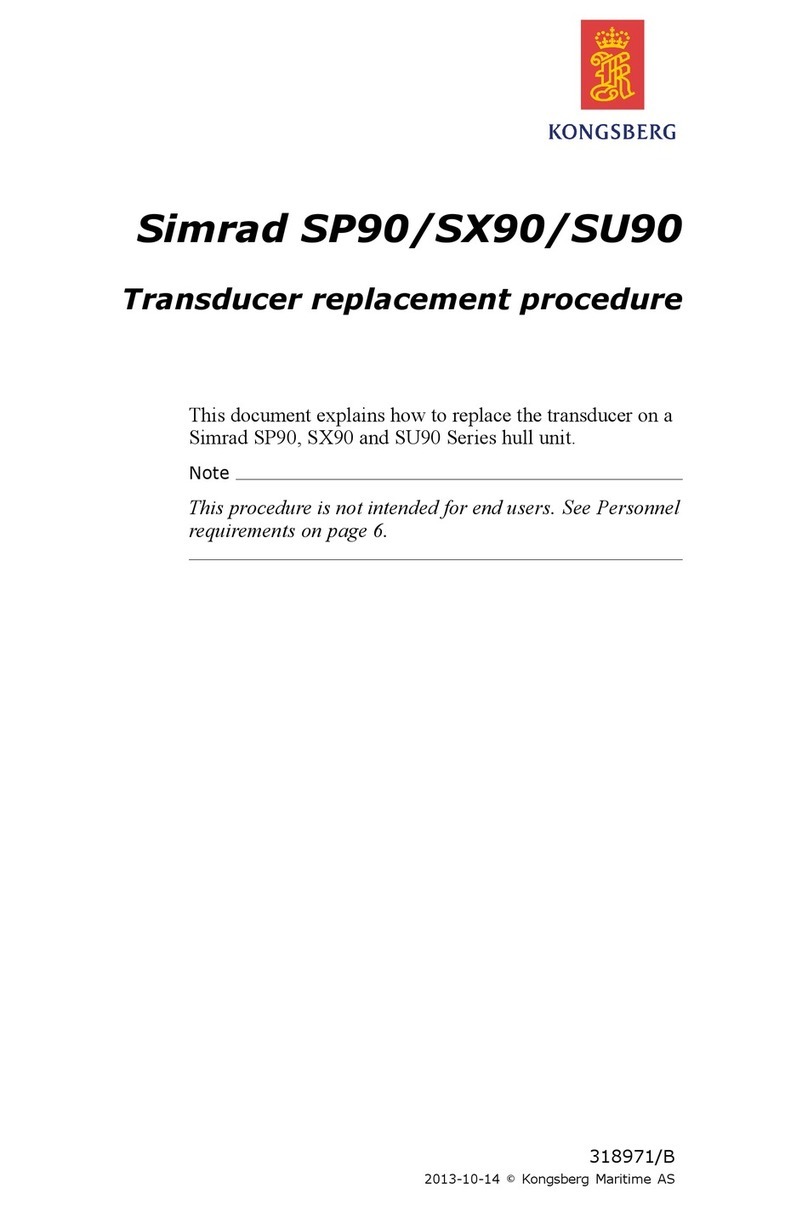 Kongsberg Simrad SP90 Series Replacement procedure