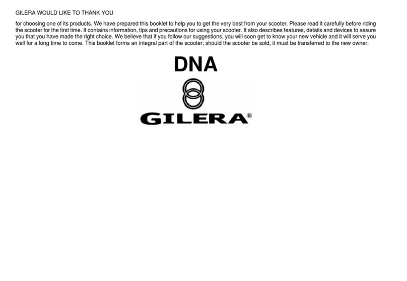 Gilera DNA User manual Gilera DNA User manual
