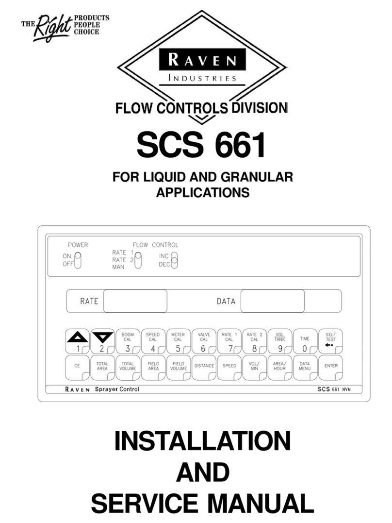 Raven SCS 661 Manual