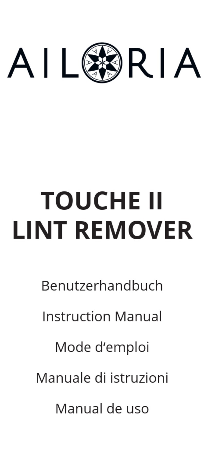 Ailoria TOUCHE II User manual