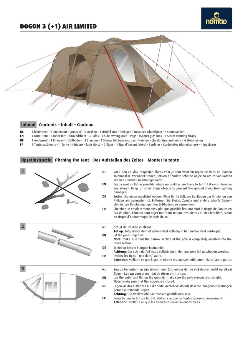 nomad DOGON 3 AIR LIMITED installation instructions