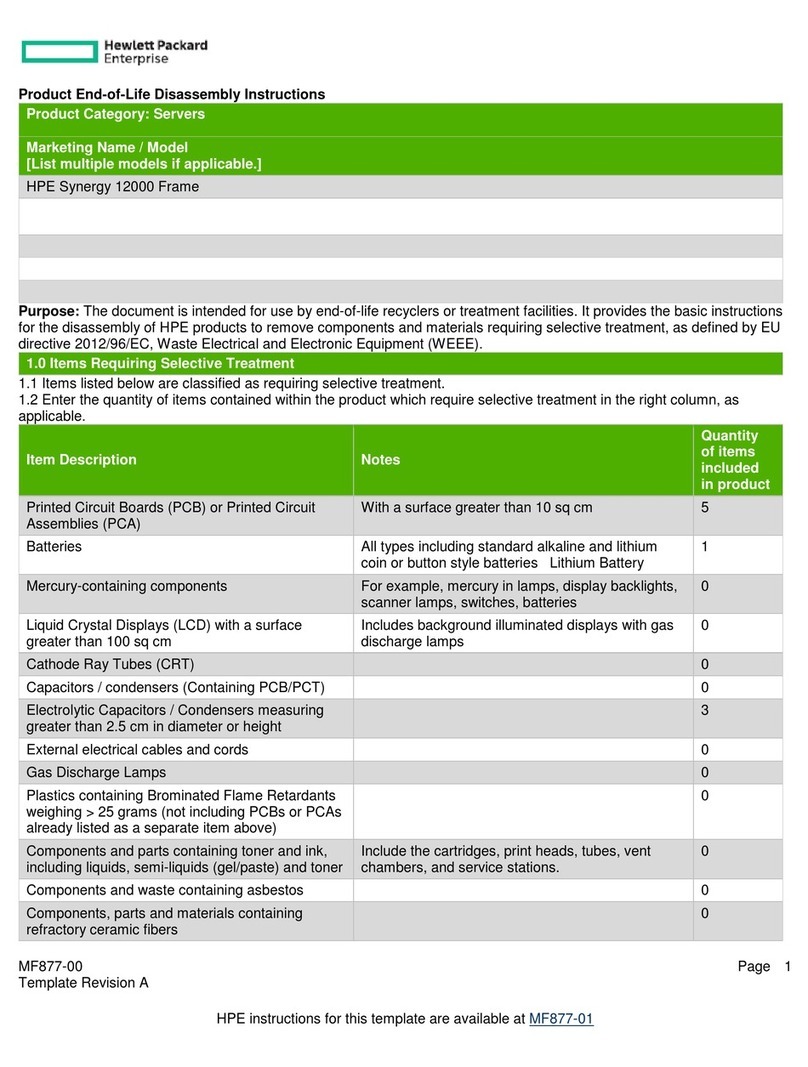 HPE Synergy 12000 Assembly instructions