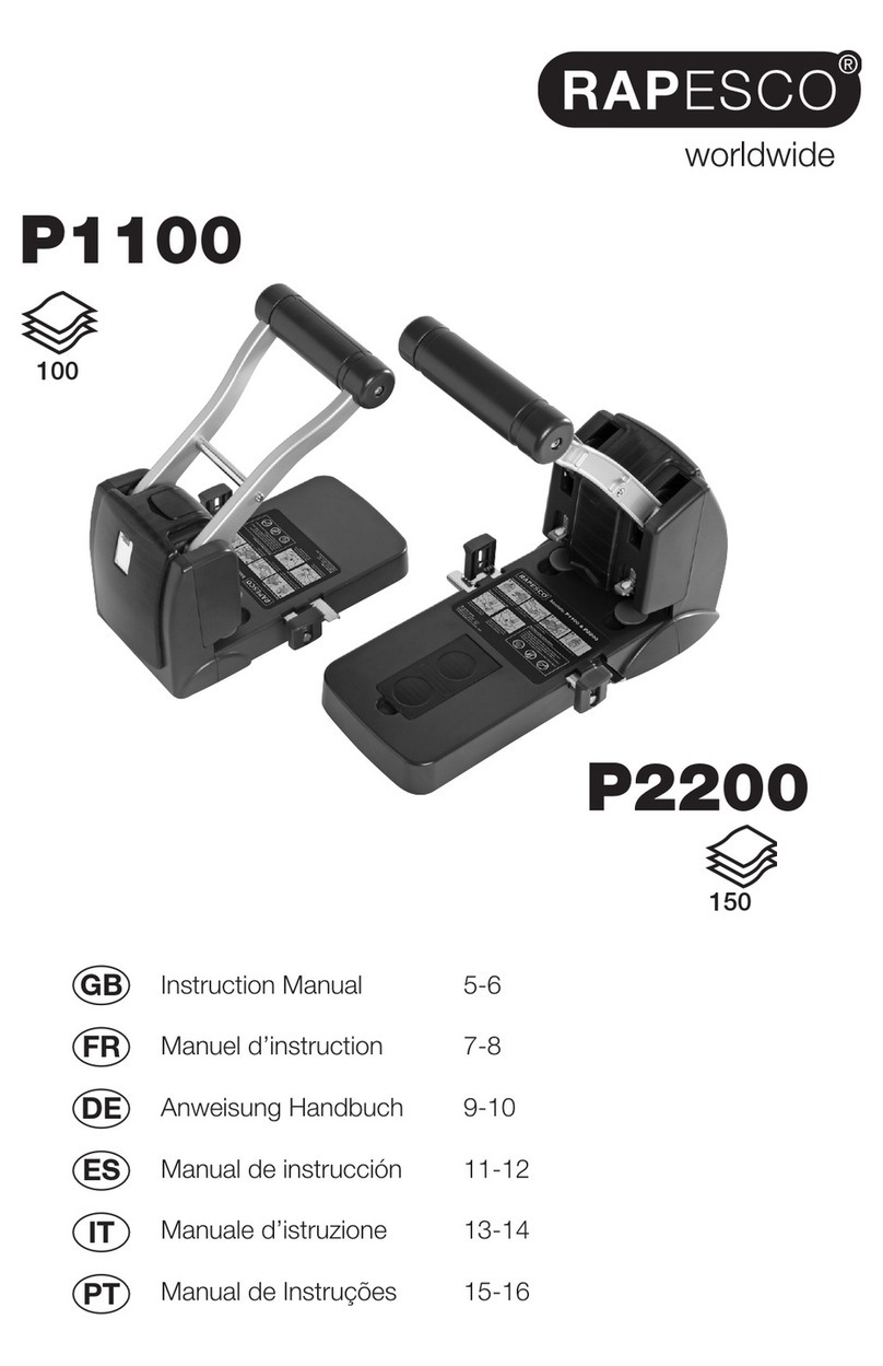 Rapesco P1100 User manual
