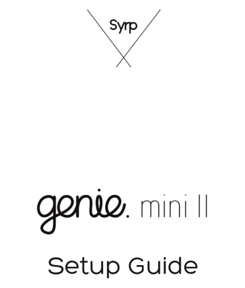 Syrp Genie Mini II User manual