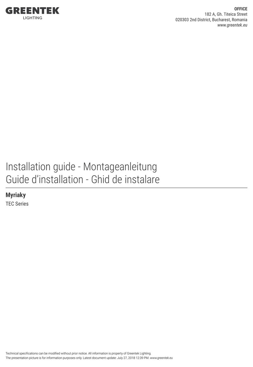 Greentek Myriaky TEC Series installation guide