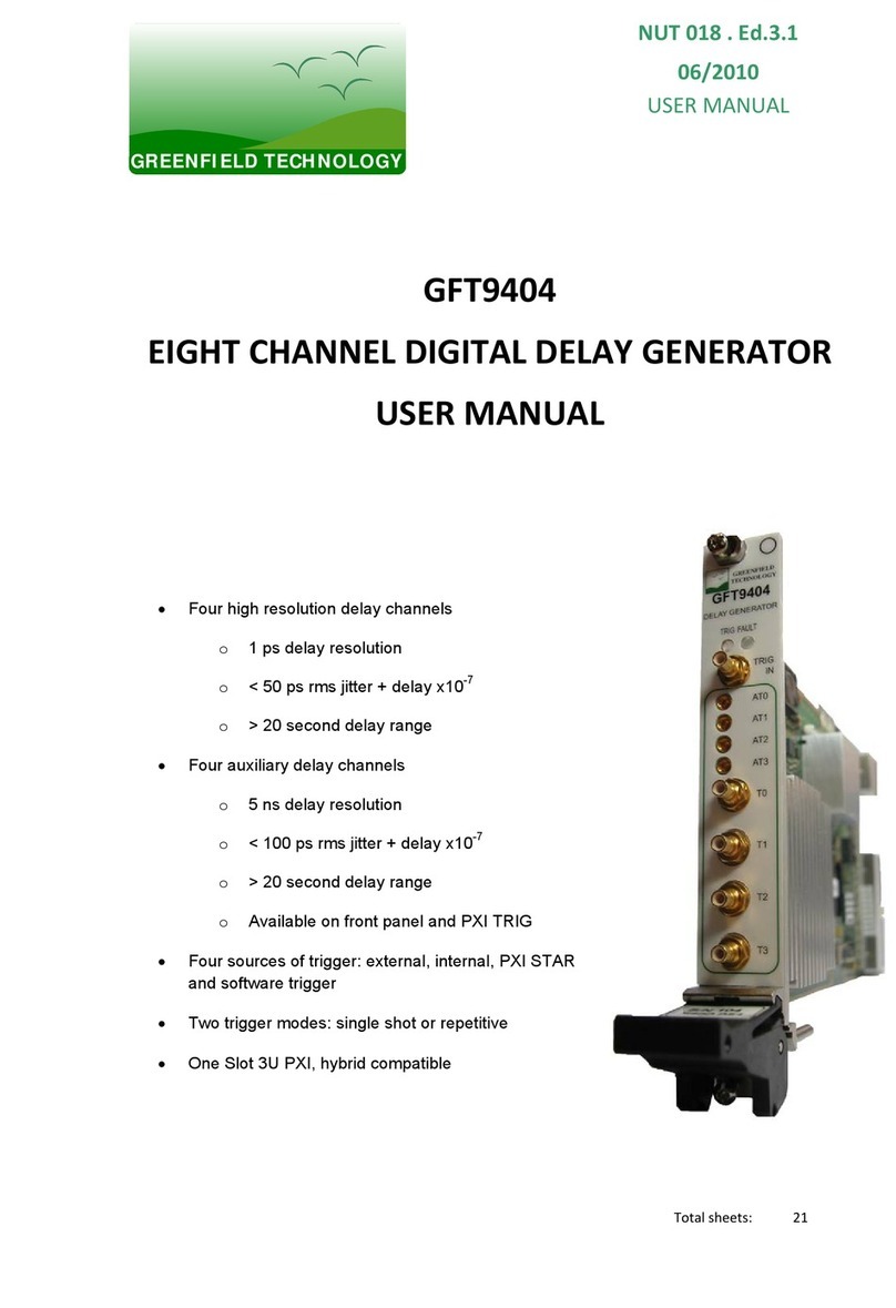 Greenfield GFT9404 user manual
