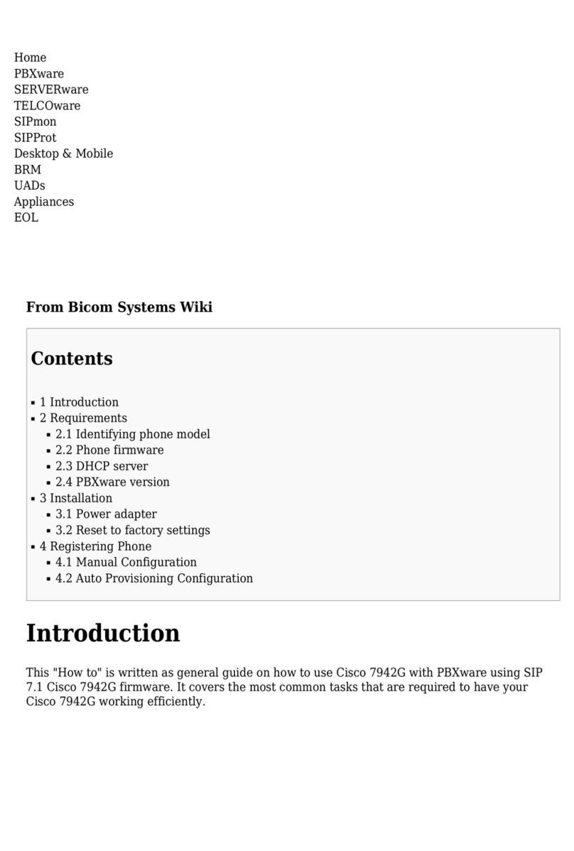 Cisco 7942G - Unified IP Phone VoIP User manual Cisco 7942G - Unified IP Phone VoIP User manual