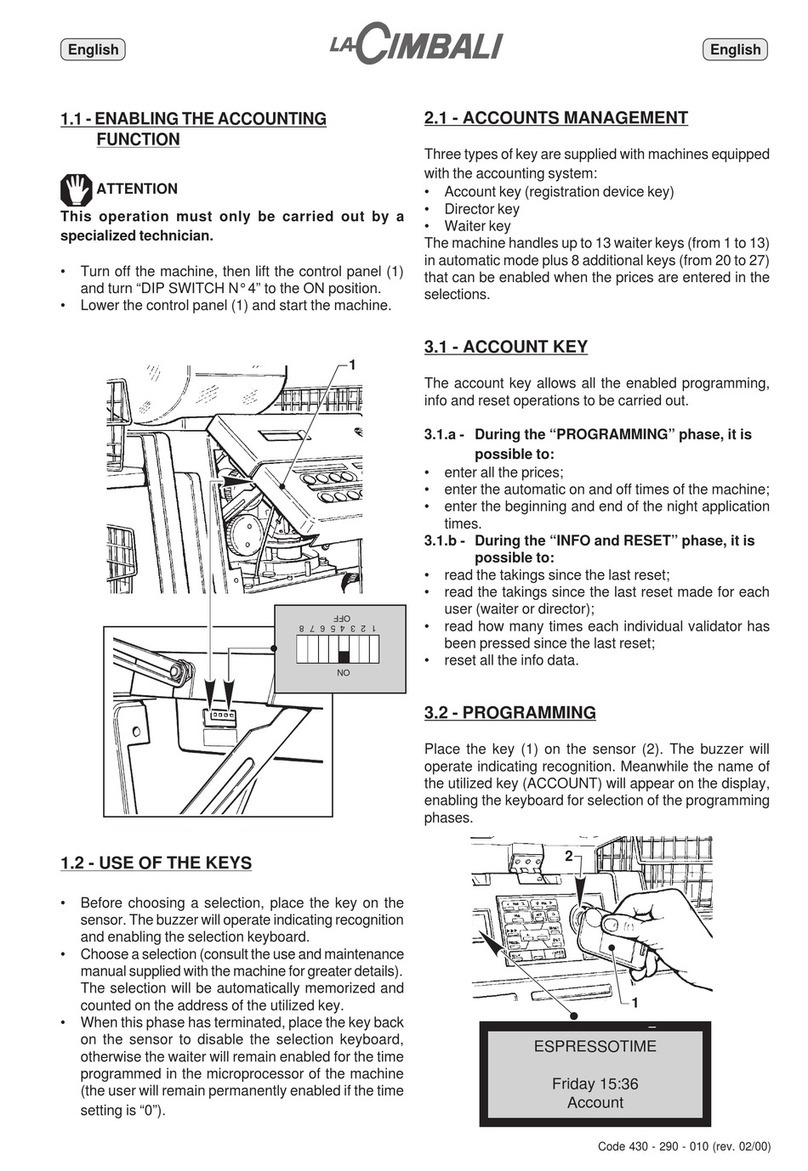 LaCimbali M51 User manual