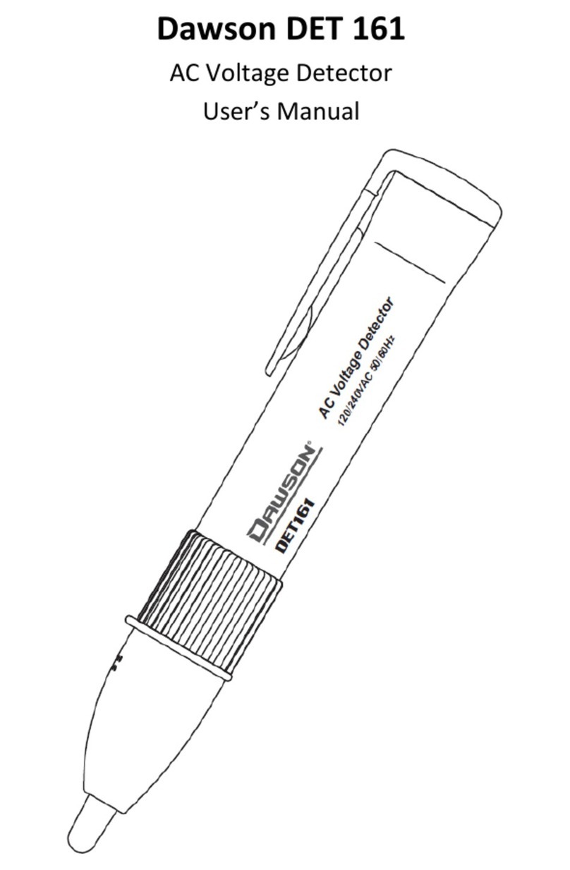 Dawson DET 161 user manual