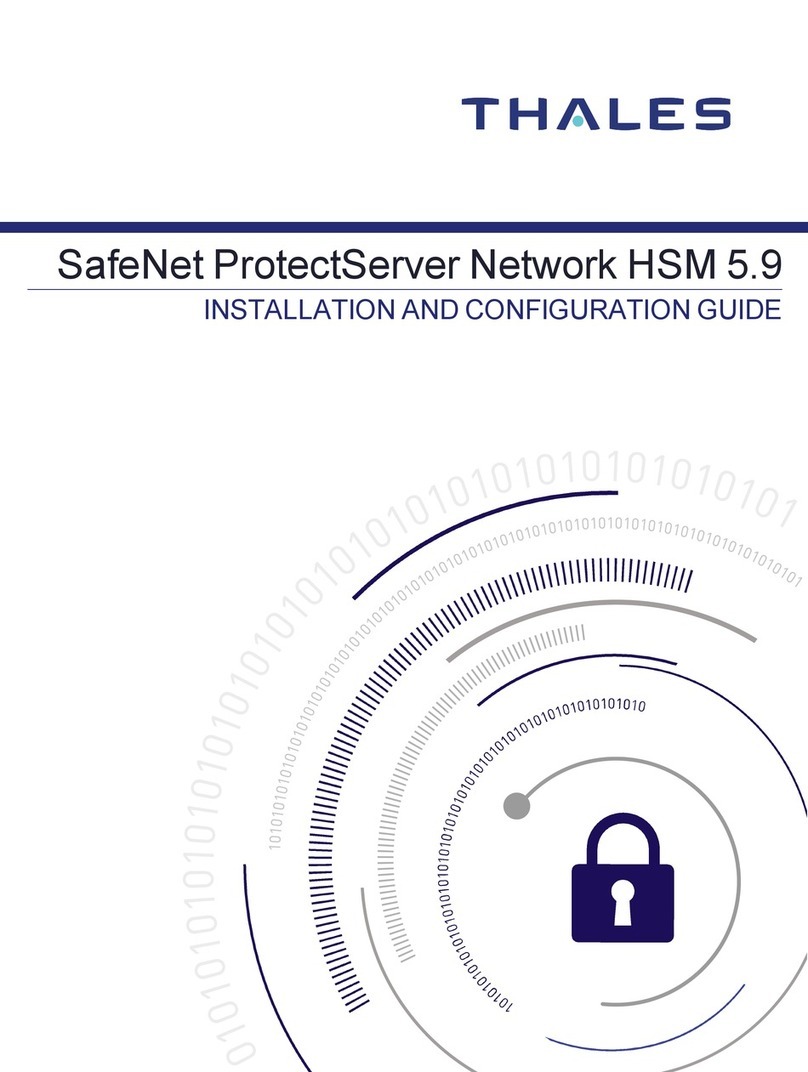 Thales SafeNet ProtectServer Network HSM 5.9 Installation and configuration guide