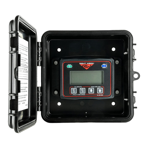Right Weigh 201-EBT-04B Installation & operation manual