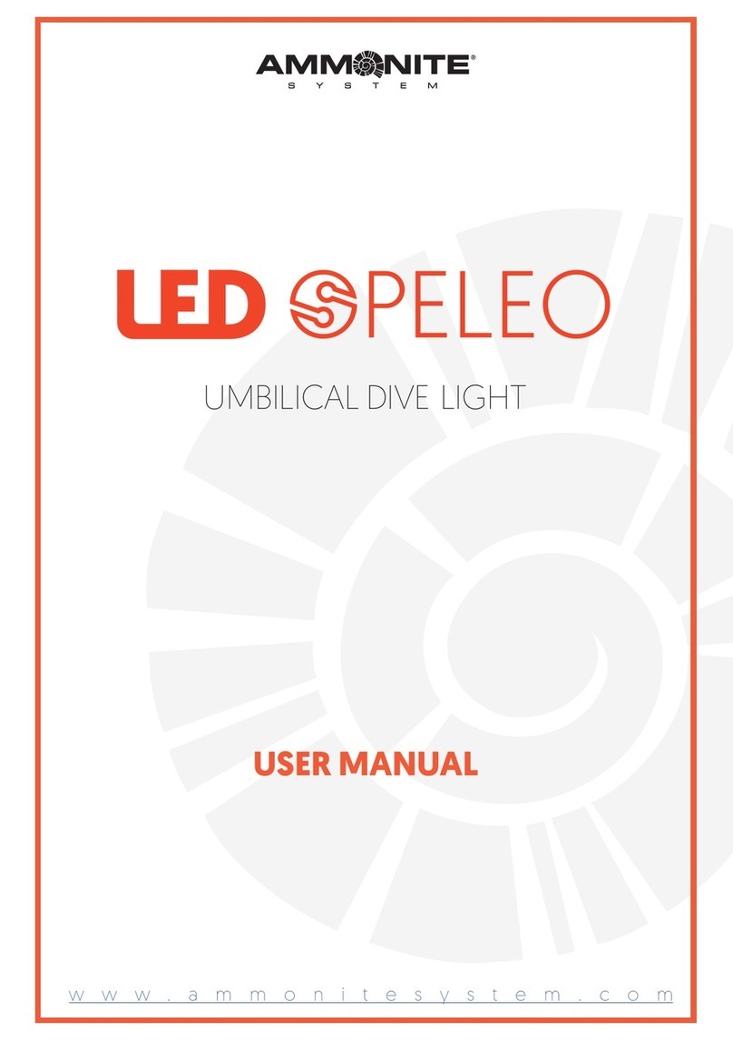 Ammonite System LED SPELEO user manual
