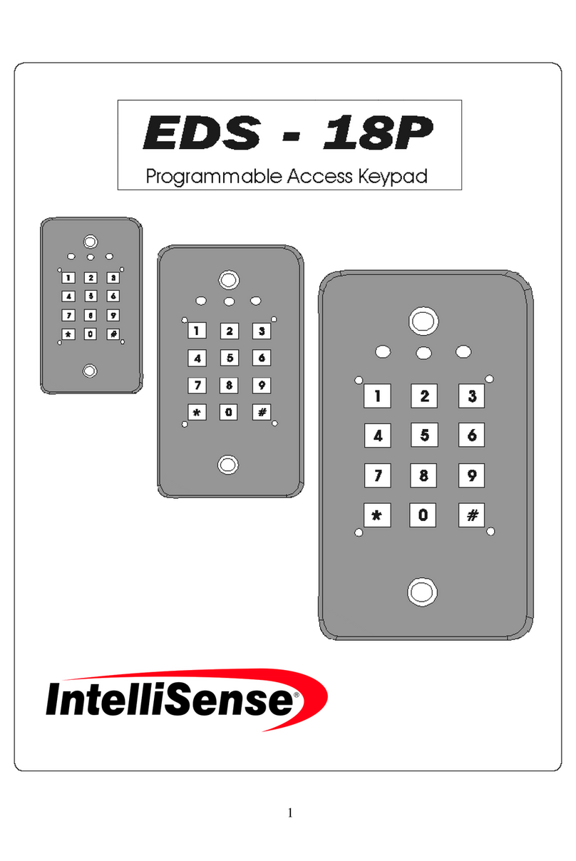 IntelliSense EDS-18P User manual