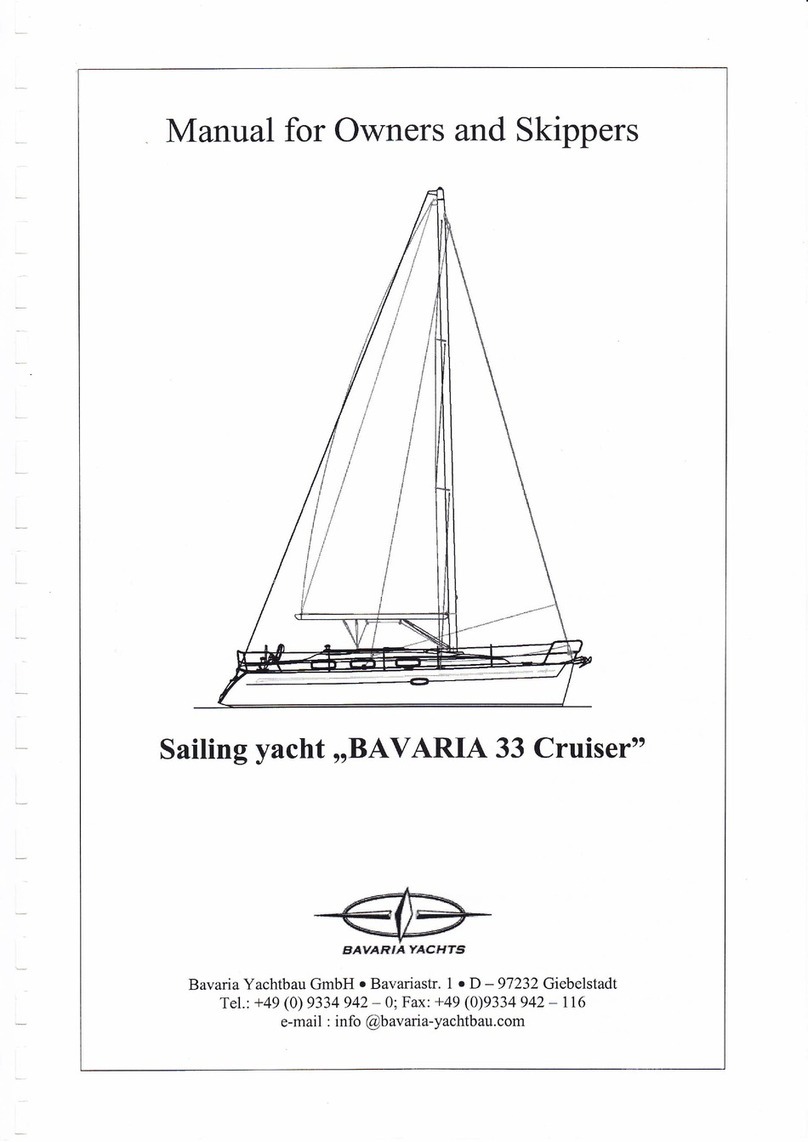 Bavaria Yachts 33 Cruiser Manual for owners and skippers