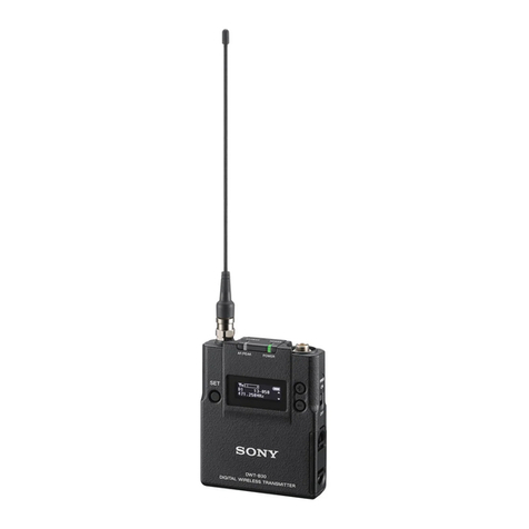 Sony DWT-B30 operating instructions