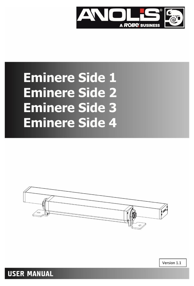 Robe ANOLIS Eminere Side 1 User manual
