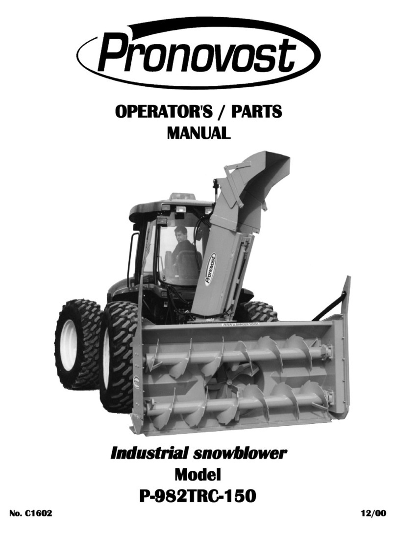pronovost P-982TRC-150 Programming manual pronovost P-982TRC-150 Programming manual