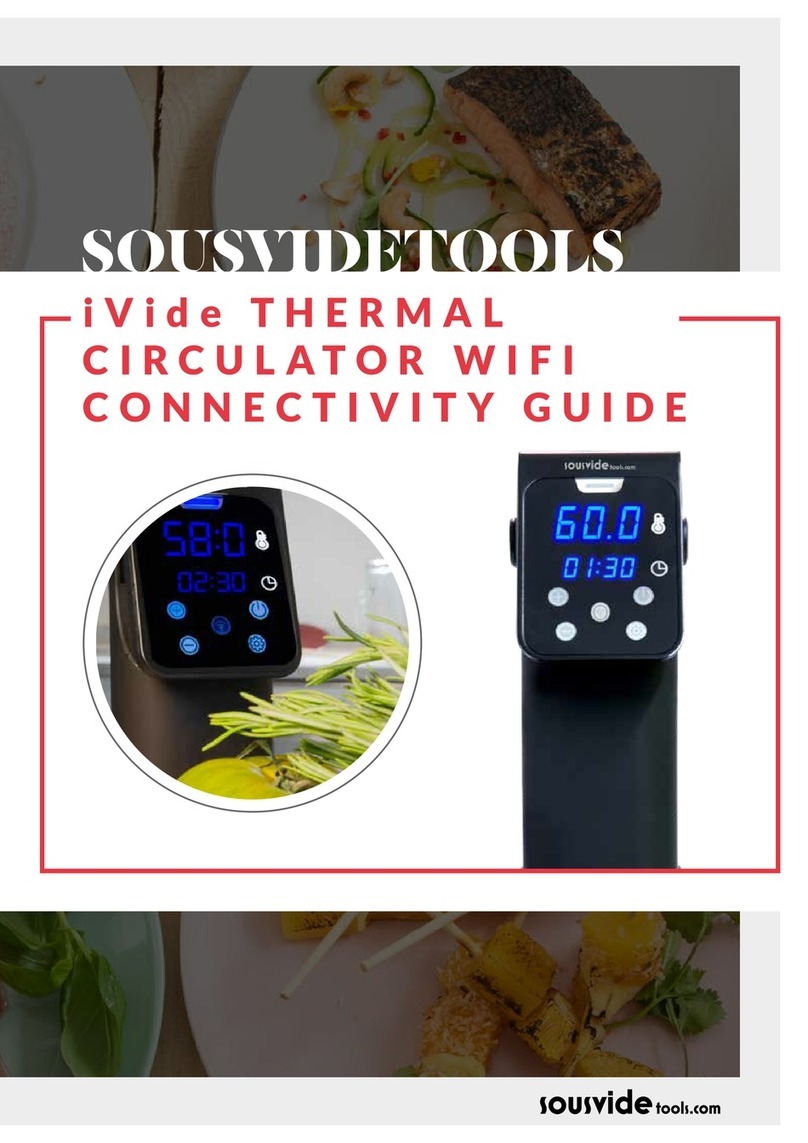 SousVideTools iVide Thermal Circulator Wifi User manual