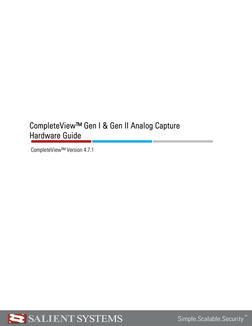 Salient Systems CompleteView CVSW-ONE-8A Installation instructions