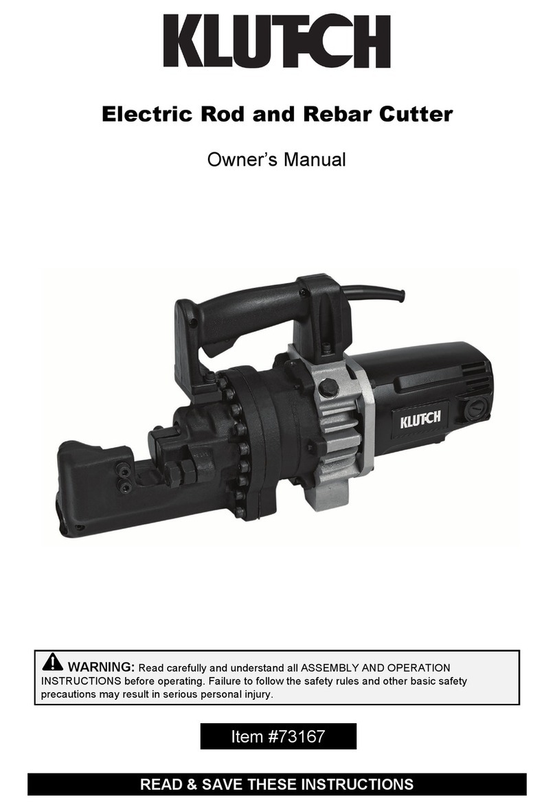 Klutch 73167 owner's manual