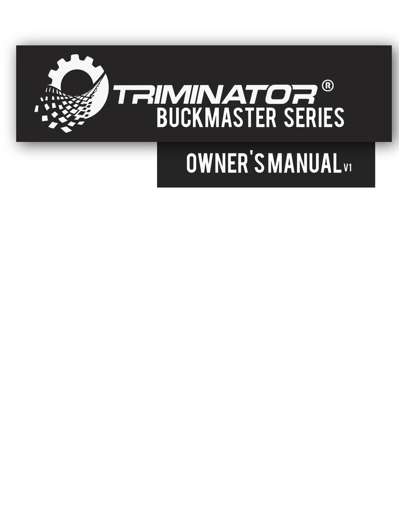 Triminator BuckMaster Series owner's manual