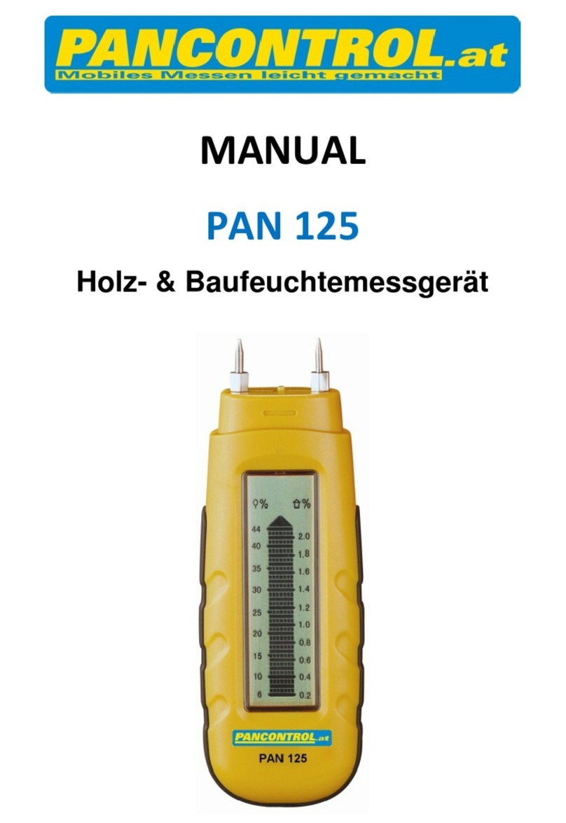 PANCONTROL PAN 125 User manual
