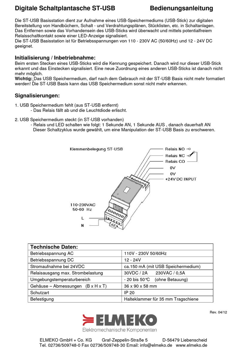 ELMEKO ST-USB User manual