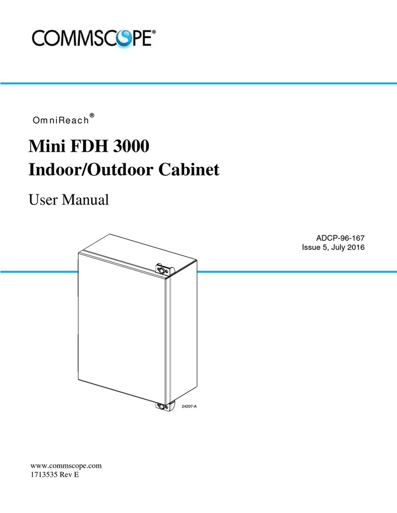 CommScope FDH 3000 User manual