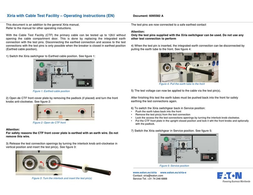 Eaton Xiria User manual