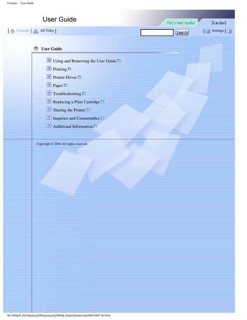 Ricoh A-G1 User manual